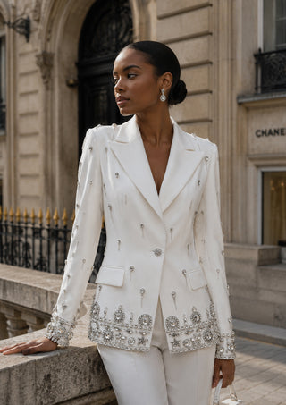 Holly White Blazer Jacket