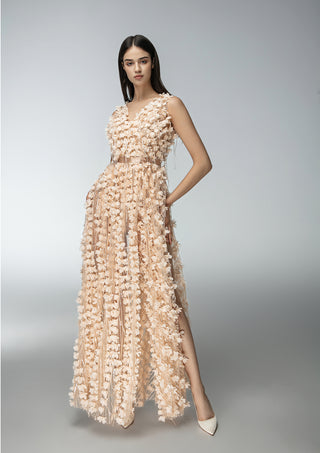Estelle 3D Floral Women's Resort Max Dress
