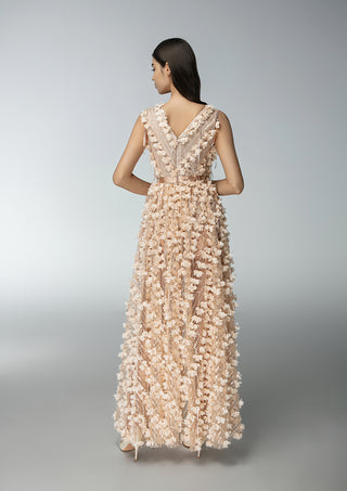 Estelle 3D Floral Women's Resort Max Dress