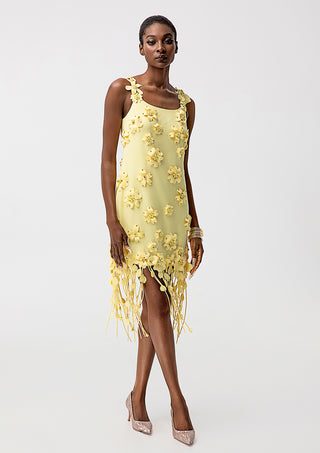 Kora Hand-Sewn Flower Dress