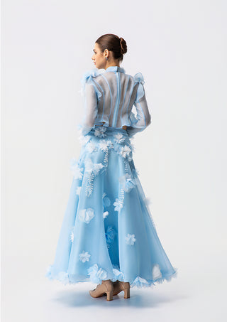 Dana Blue Dress set