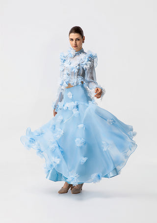 Dana Blue Dress set