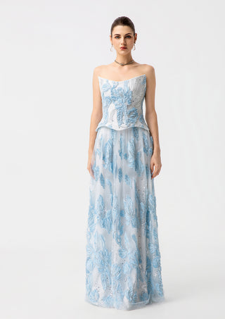 Luna Floral Evening Dress
